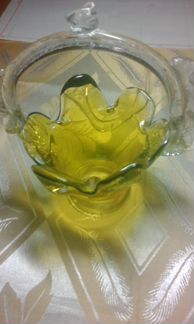 Конфетницы из чешского стекла