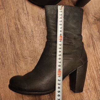 Ботильоны зима на каблуке