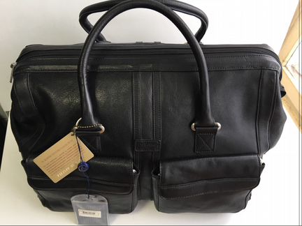 Дорожная сумка саквояж из натуральной кожи