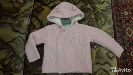 Кофта вязанная с капюшоном