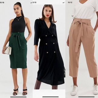 Новая одежда ASOS пакетом