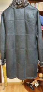 Дублёнка коричневая р 44