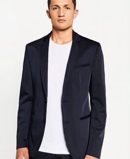 Пиджак Zara Man (темно-синий)
