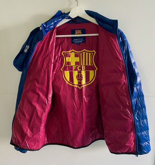 Куртка FC Barcelona пух новая