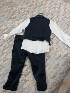 Велюровые брюки и жилет+рубашка Гулливер Gulliver