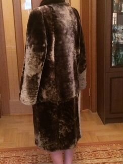 Шуба тёплая новая мутон