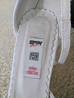 Туфли свадебные р.39