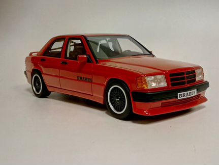 Mercedes Brabus 190E 3,6S W201 Red 1:18 Otto
