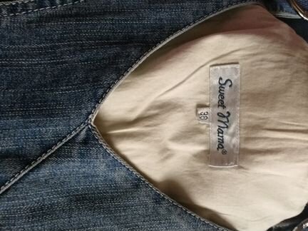 Джинсовый сарафан, беременные