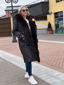 Парка мех песца
