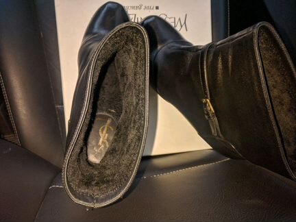 Ботильоны на меху Yves Saint Laurent р.38 оригинал