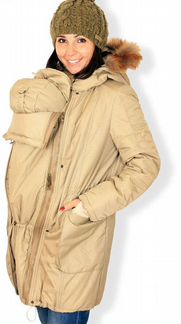 Cлингокуртки зима 3в1 Рока/Rokka беж. +ilovemum