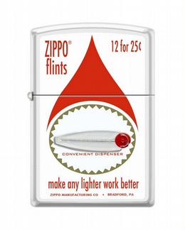 Зажигалка Zippo - Flints dispenser 1950s