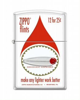 Зажигалка Zippo - Flints dispenser 1950s