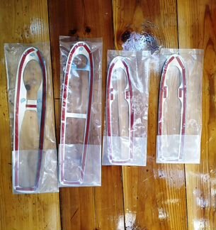 Накладки на кнопки в дверях Citroen C4