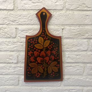 Доска кухонная Хохлома