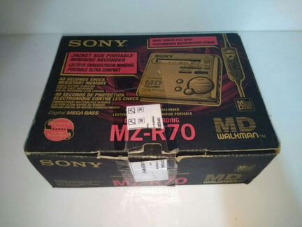 Sony MZ-R70 MD плеер пишущий