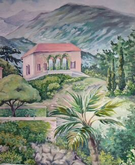 Картина маслом на холсте пейзаж