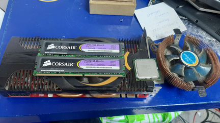 Комплект 4ядра 4гига gts250