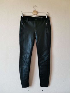 Dkny кожаные брюки