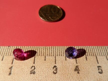 Корундовые вставки в украшения СССР