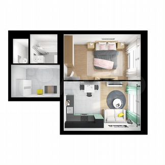 1-к квартира, 40.2 м², 26/33 эт.