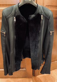 Новая укороченная дубленка Balmain (оригинал)