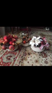 Керамическая Чаша с украшением