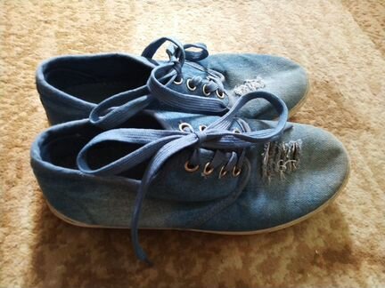 Джинсовые кеды