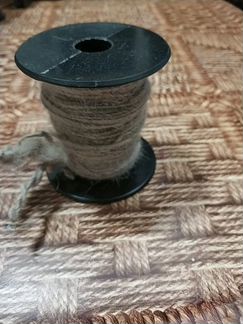 Собачья шерсть, пряденная