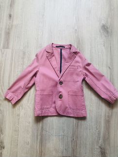 Пиджак next (синий и розовый)