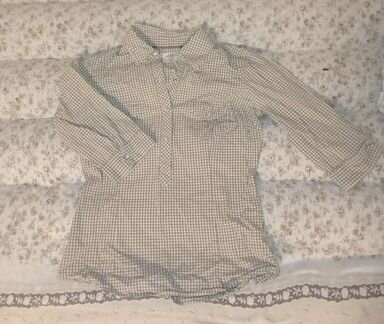 Рубашка в клеточку базовая