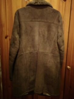 Дубленка натуральная мужская винтажная классика