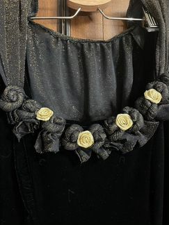 Вечернее бархатное платье в пол