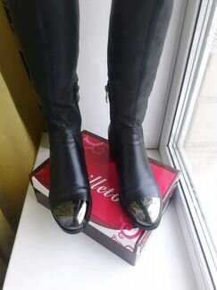 Сапоги кожаные