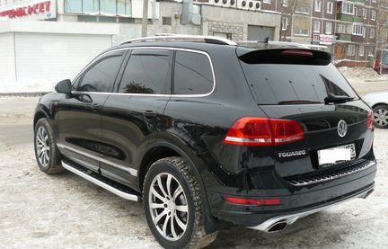 Пороги Подножки на VW Touareg 2003г+