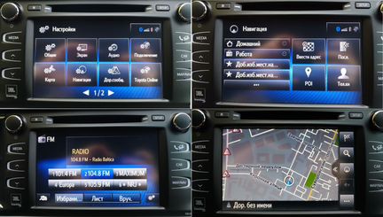 Оригинальные блоки дооснащения навигацией Toyota