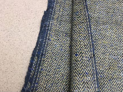 Отрез ткани шерсть Франция винтаж 90-е годы 1,5 м