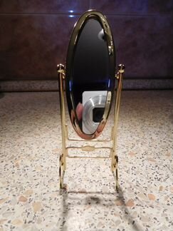 Зеркало для кукольного домика овальное напольное