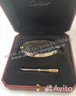 Золотой браслет 750 пробы с брил. 0.1 ct, 30 гр