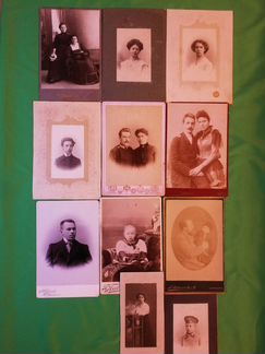 Старинные фотографии. Кабинеты и визитки