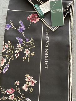 Платок черный ralph lauren