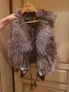 Жилет из чернобурки