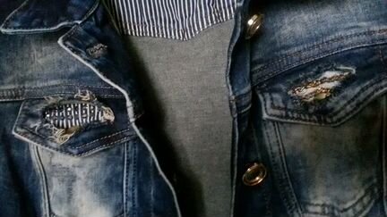 Рикарда М. Италия. Джинса/стразы. Трэнд 2021г