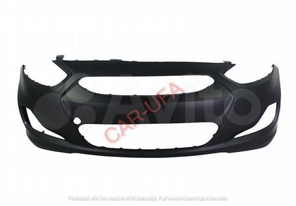 Бампер передний хендай солярис 2010-2014