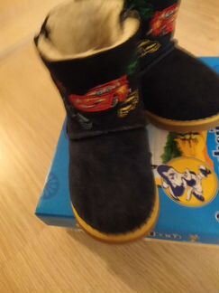 Сапоги зимние овчина 21 размер с машинками