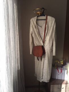 Льняной сарафан