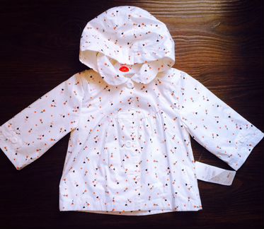 Стильный плащик 12-18 мес