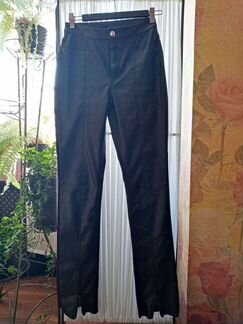 Брюки кожа кожзам