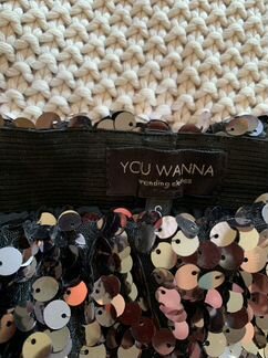 Юбка миди серебристая с пайетками